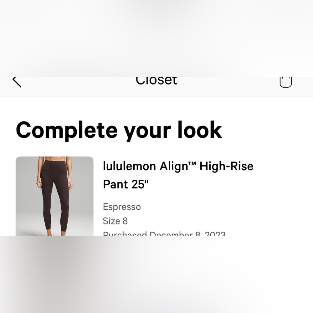 lululemon athletica Align High-Rise Leggings - Espresso